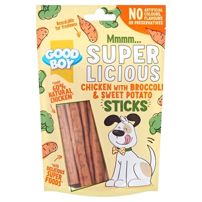 Good Boy Superlicious Sticks Chicken / Broccoli / Sweet Potatoe